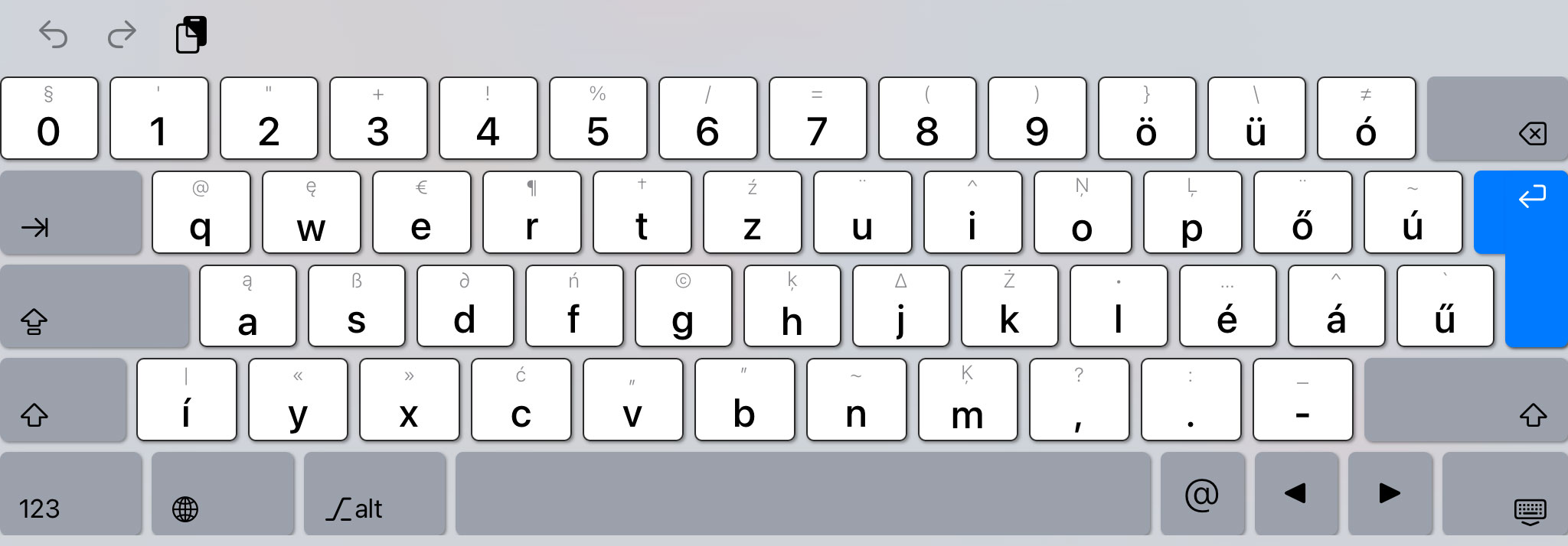 HUNKey a magyar iOS billentyűzet | UniOffice